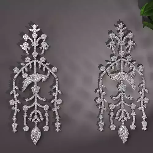 Drop Dimond  earrings