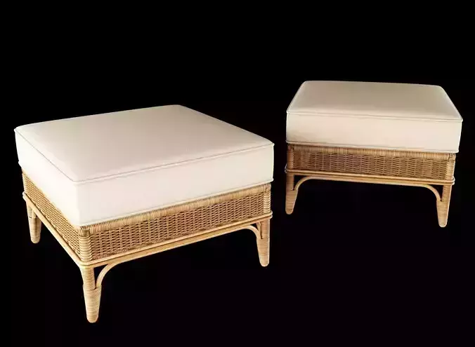 Rattan Pacifica Modular Ottoman