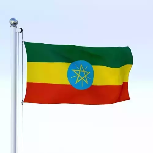Animated Ethiopia Flag