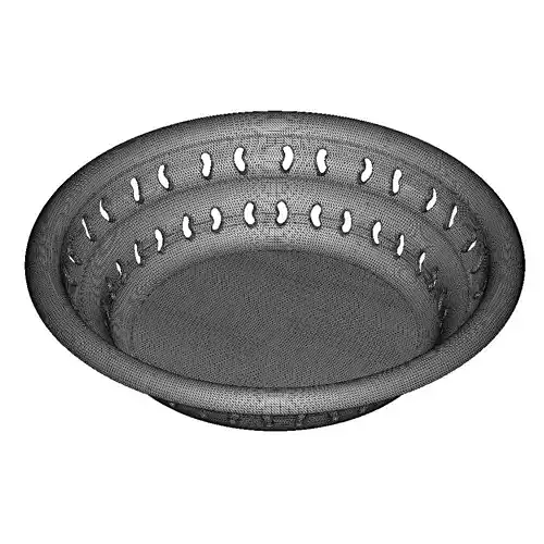 Plastic Premium Fruit Tray 3D model 5