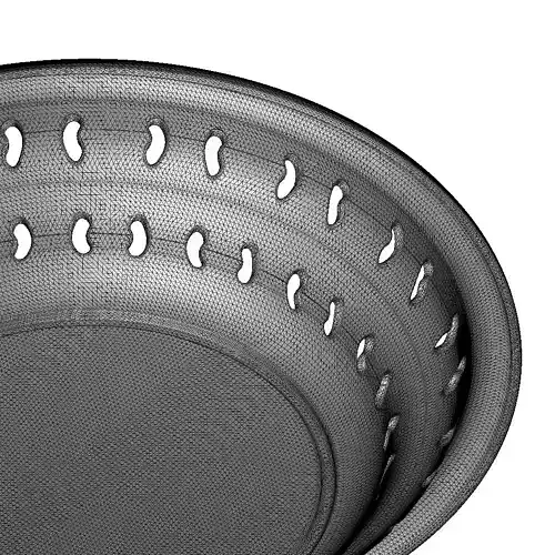 Plastic Premium Fruit Tray 3D model 6