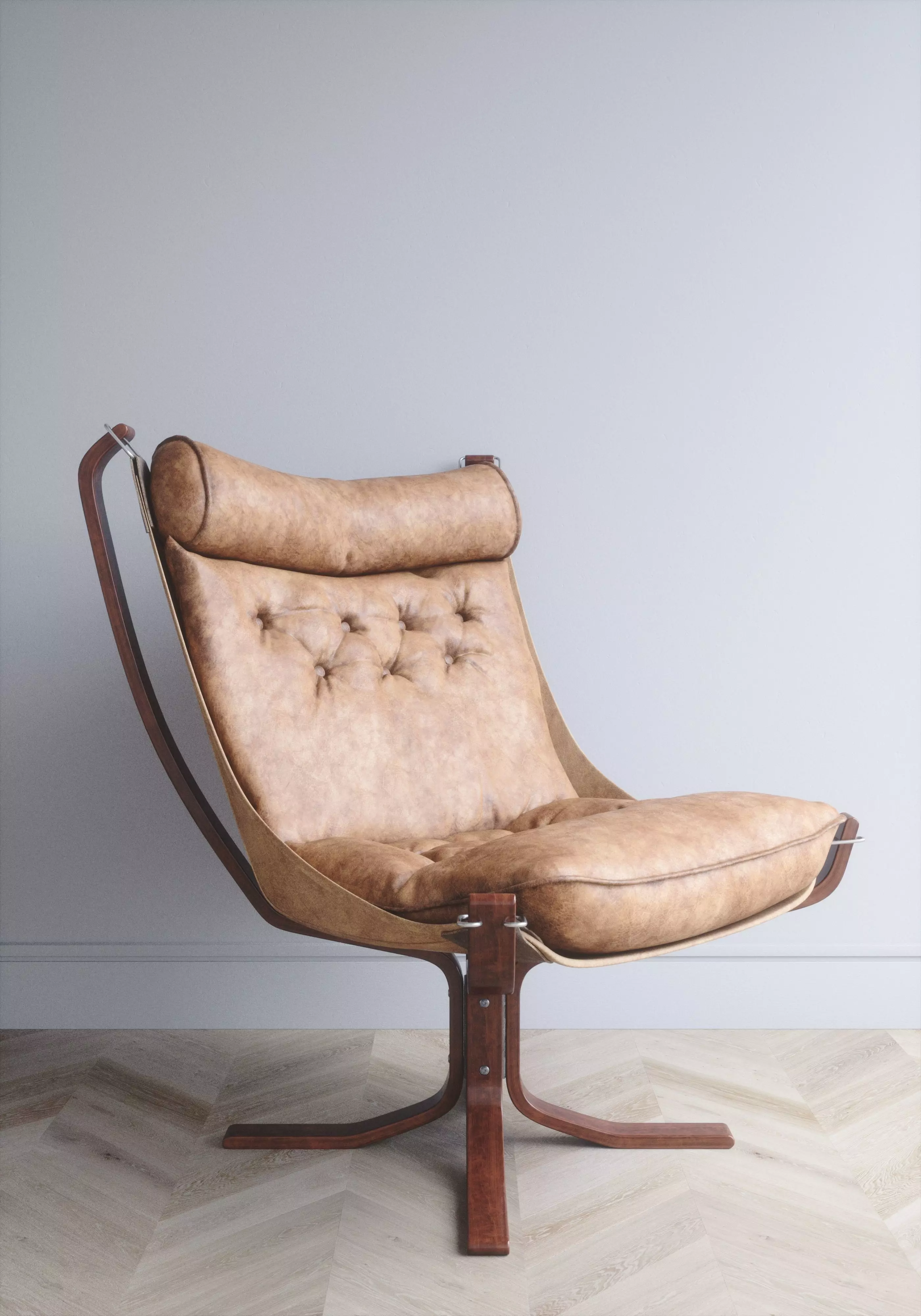 Falcon Chair by Sigurd Ressell 3D model_0