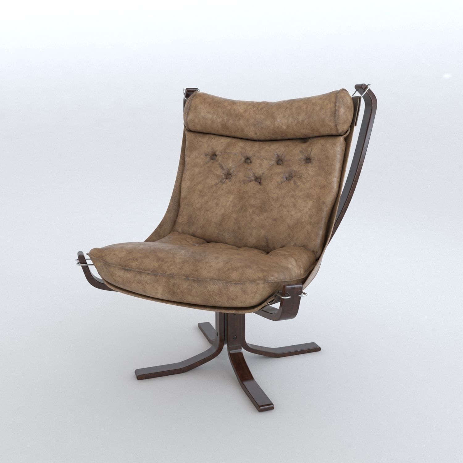 Falcon Chair by Sigurd Ressell 3D model_1