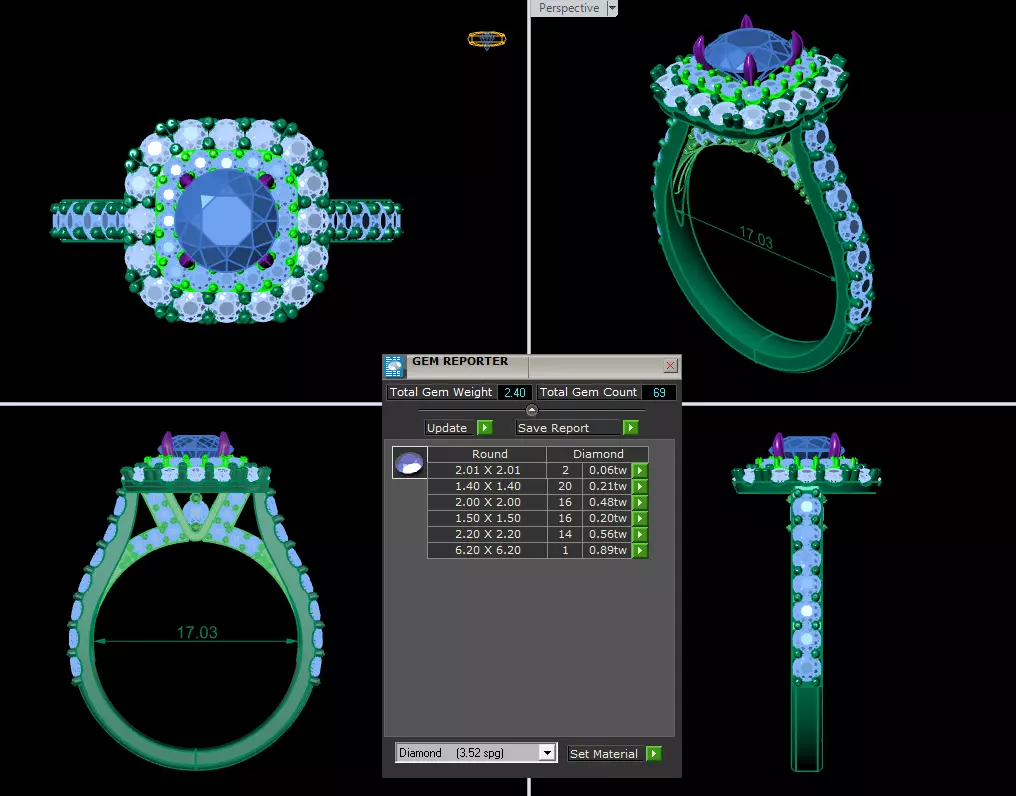 wedding rings engagement rings gold rings in 3d resin 3D print model