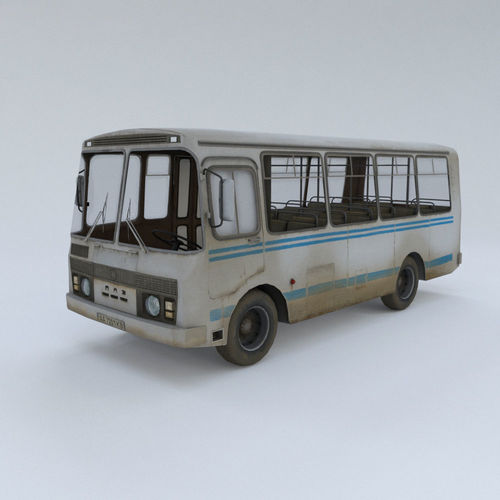 PAZ Bus - Low Poly Low-poly 3D model