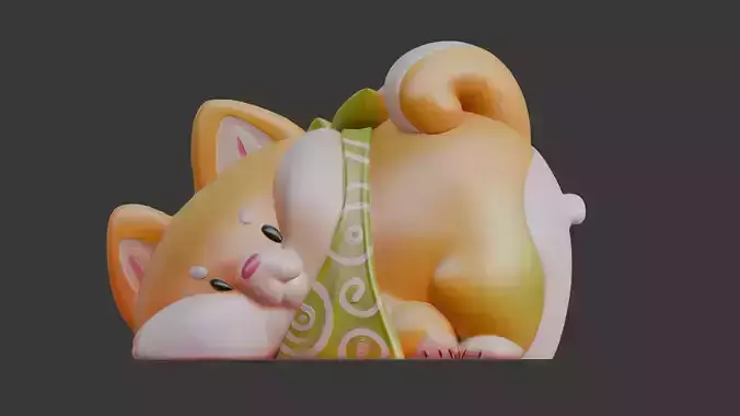 Shiba Inu Cute 3d Print