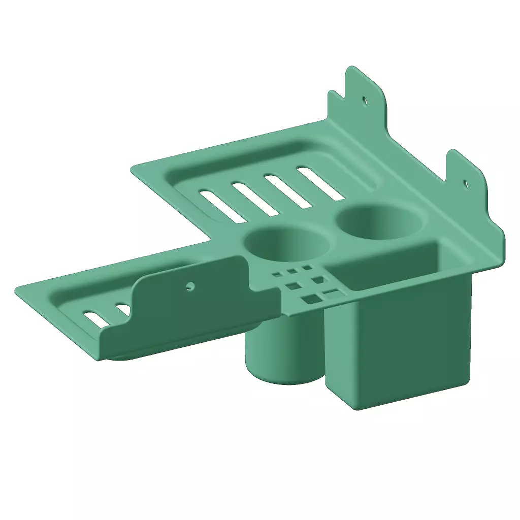 Plastic Stylish Bath Accessories Holder Toy 3D model
