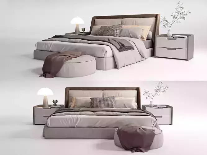 bed double bed furniture