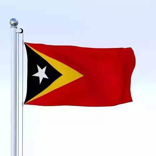 Animated East Timor Flag