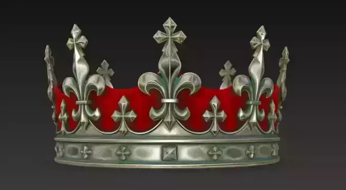 queen crown 3d model