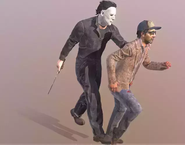 SERIAL KILLER MIKE MYERS V2 Pbr Fbx Animated