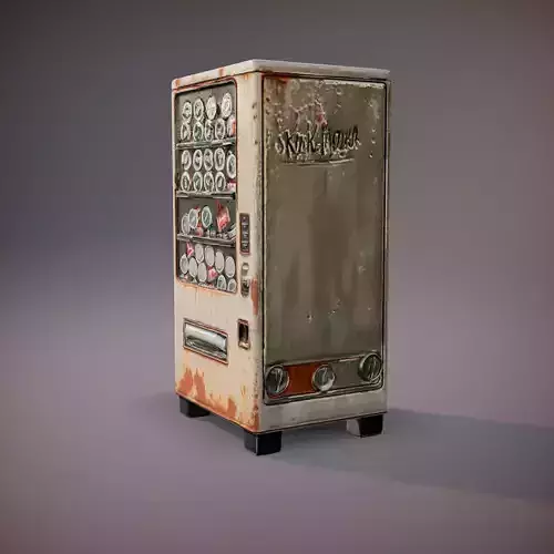 Rustic Beverage Vending Machine model pack