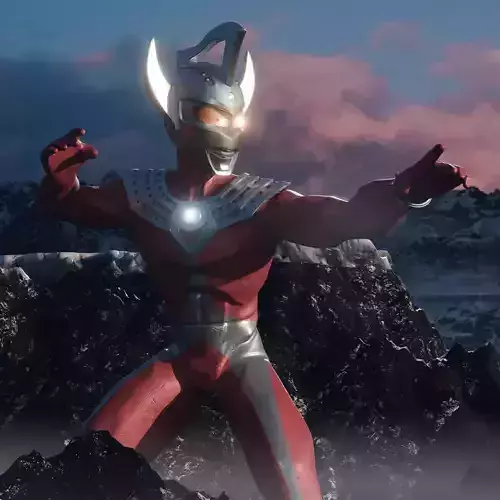 Ultraman Taro Stylized 3D Model