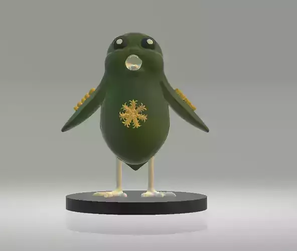 Bubble Breeze Creature Toy 3D Printable Model