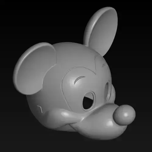 print ready disney mickey mouse head