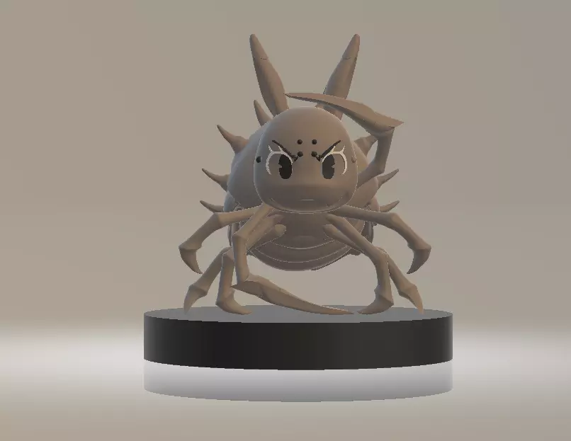 Angry Spider Toy 3D Printable Model 3D print model
