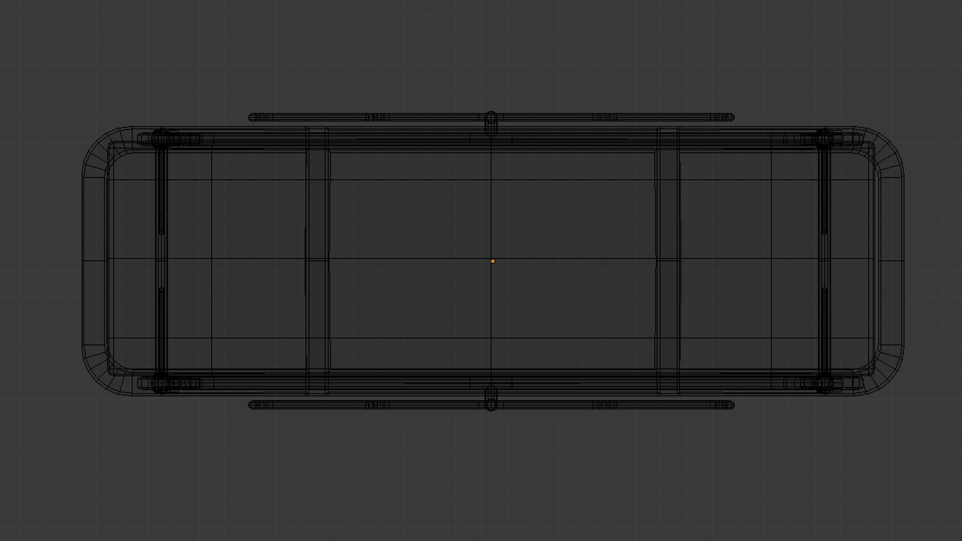 Gurney hospital bed on wheels Low-poly 3D model_8