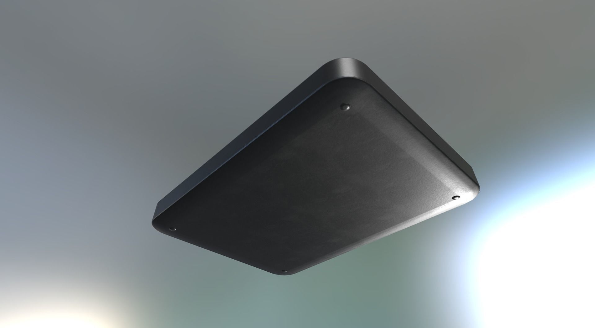 External HDD With USB Cable Rigged Plastic Version Low-poly 3D model_13