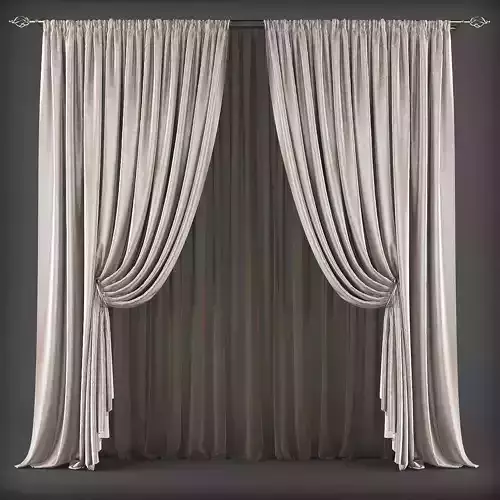 Curtain 3D model 226 