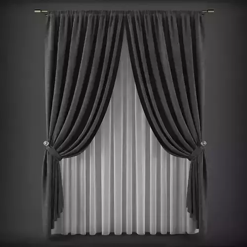 Curtain 3D model 227