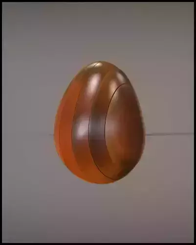 Line Egg 3D print model