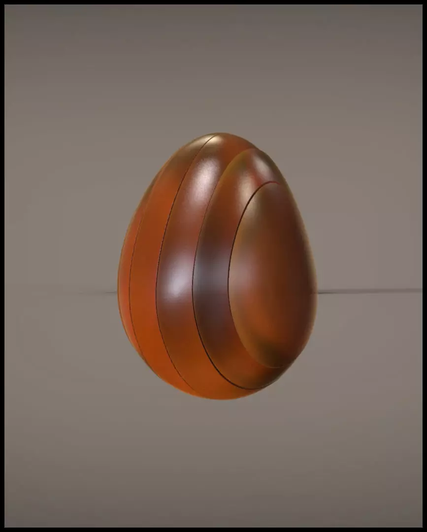 Line Egg 3D print model