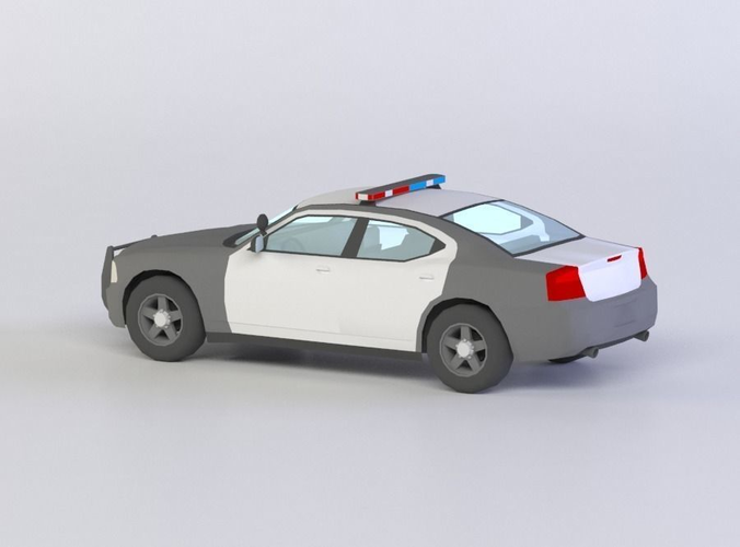 DODGE CHARGER POLICE 3D MODEL
