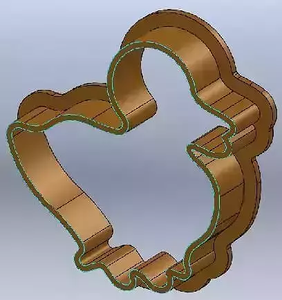 Little duck Ester cookie cutter