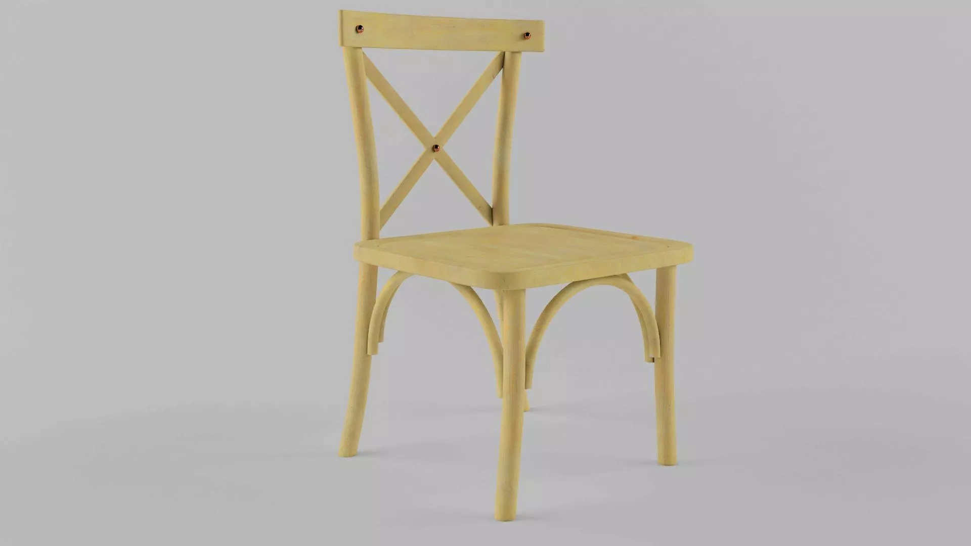 wood chair 3D model