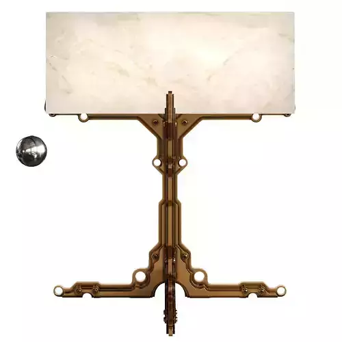 21st gallery Erwan Boulloud Alabaster Table Lamp