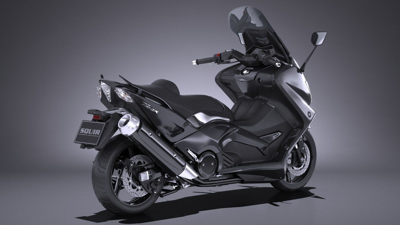 Yamaha TMAX 2017 3D model_4