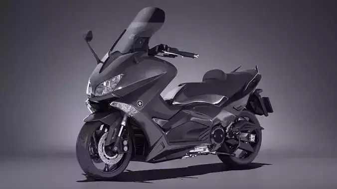 Yamaha TMAX 2017 3D model