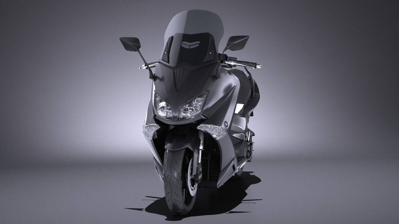 Yamaha TMAX 2017 3D model_1