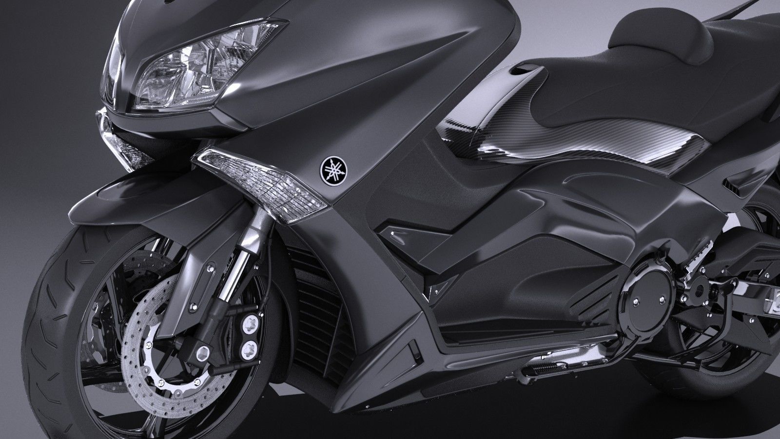 Yamaha TMAX 2017 3D model_3