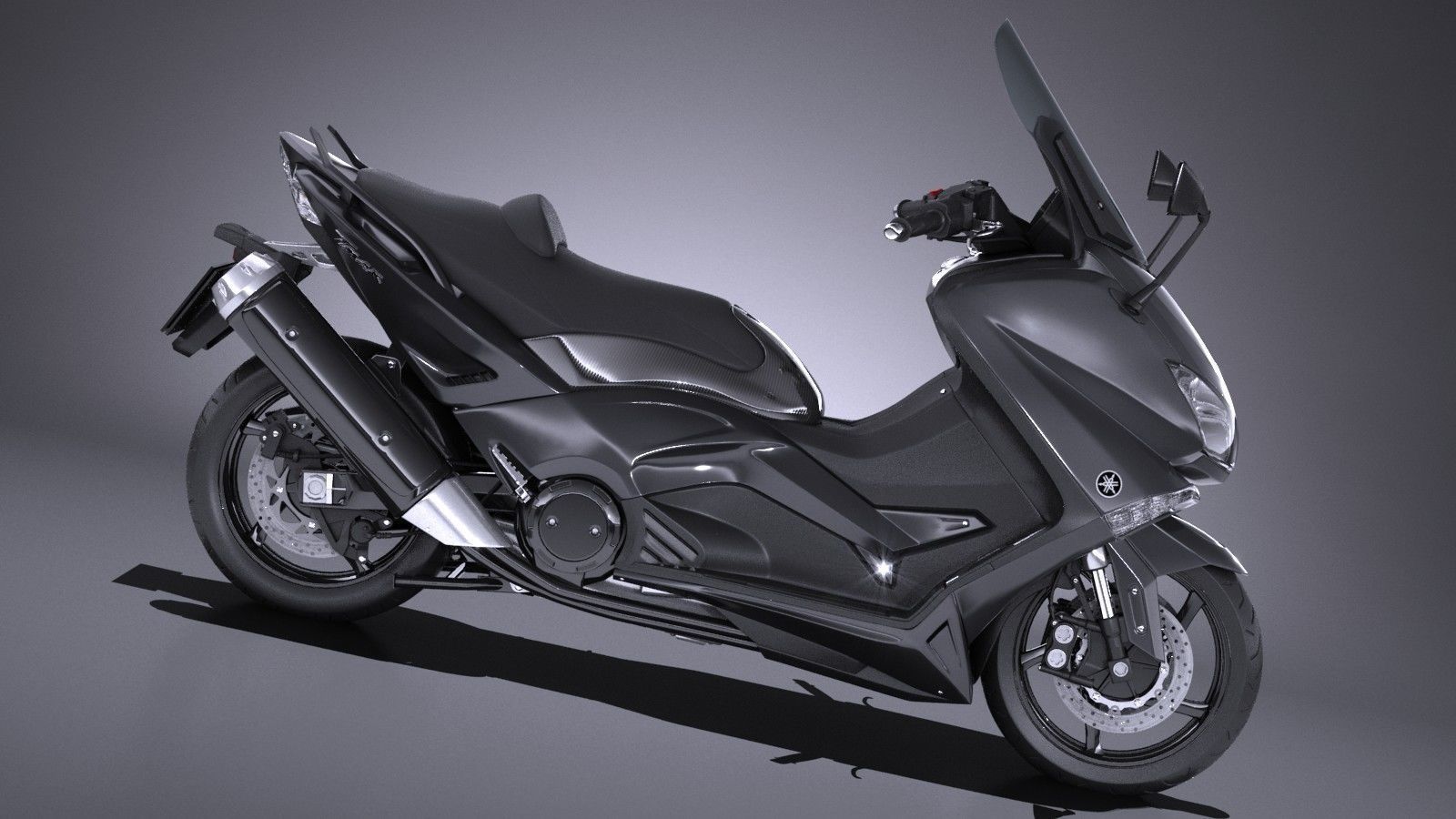 Yamaha TMAX 2017 3D model_6