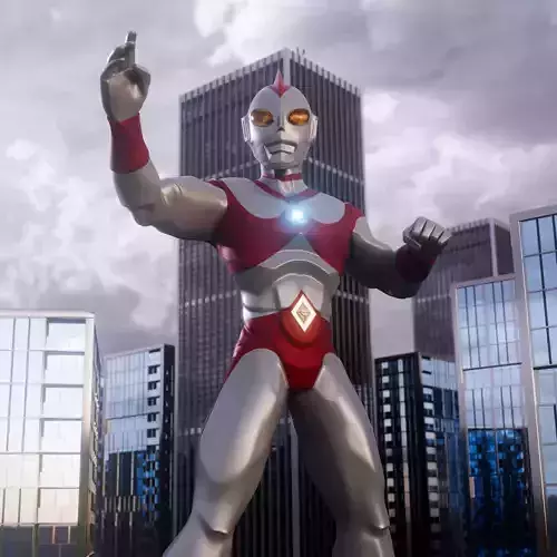 Ultraman 80 Stylized 3D Model 
