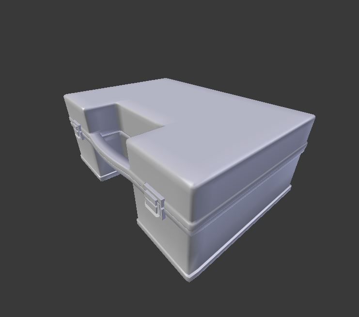 First Aid Kit 1 Plus 1 PBR Pack Low-poly 3D model_2