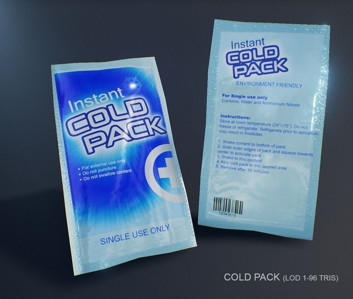 First Aid Kit 1 Plus 1 PBR Pack Low-poly 3D model_8