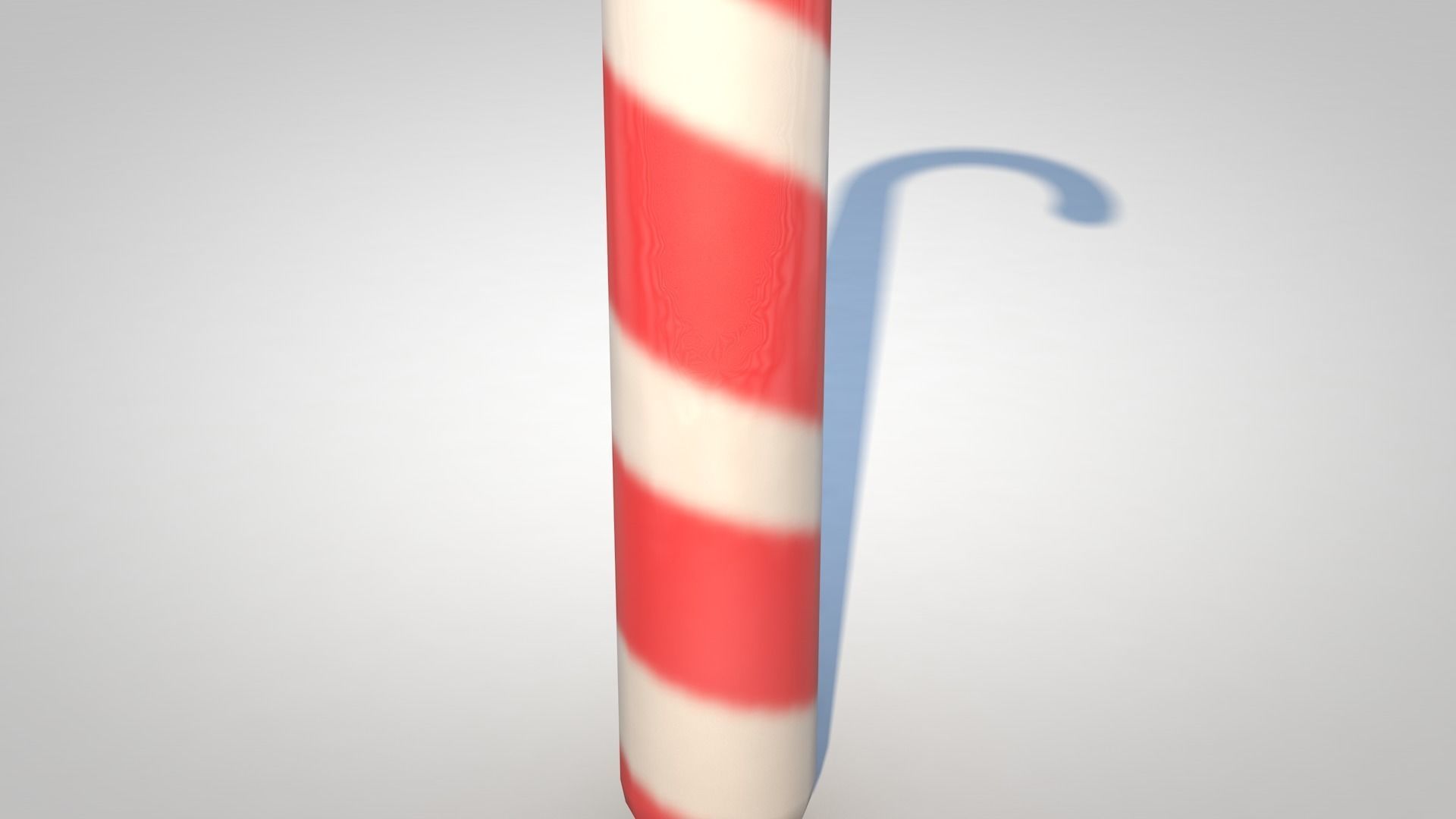 Candy Cane 3D model_3