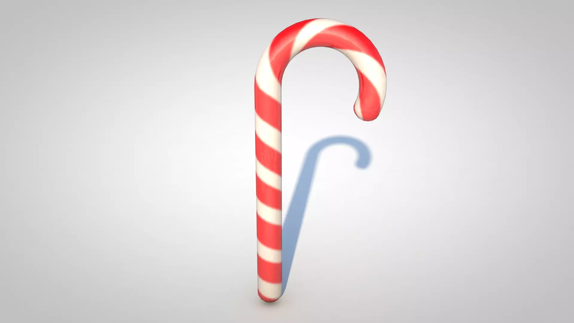 Candy Cane 3D model_0