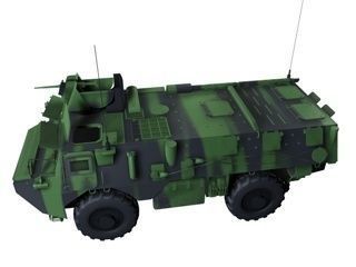 VAB 3D Model military vehicle 3D model_2