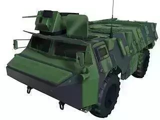 VAB 3D Model military vehicle 3D model