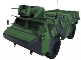 VAB 3D Model military vehicle 3D model_0