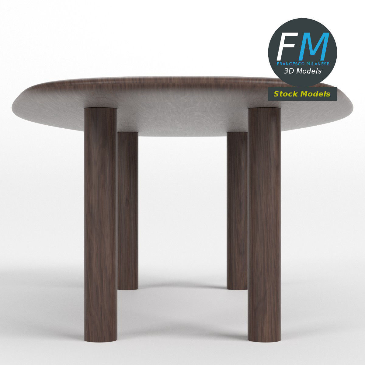 Table desk 3 3D model_3