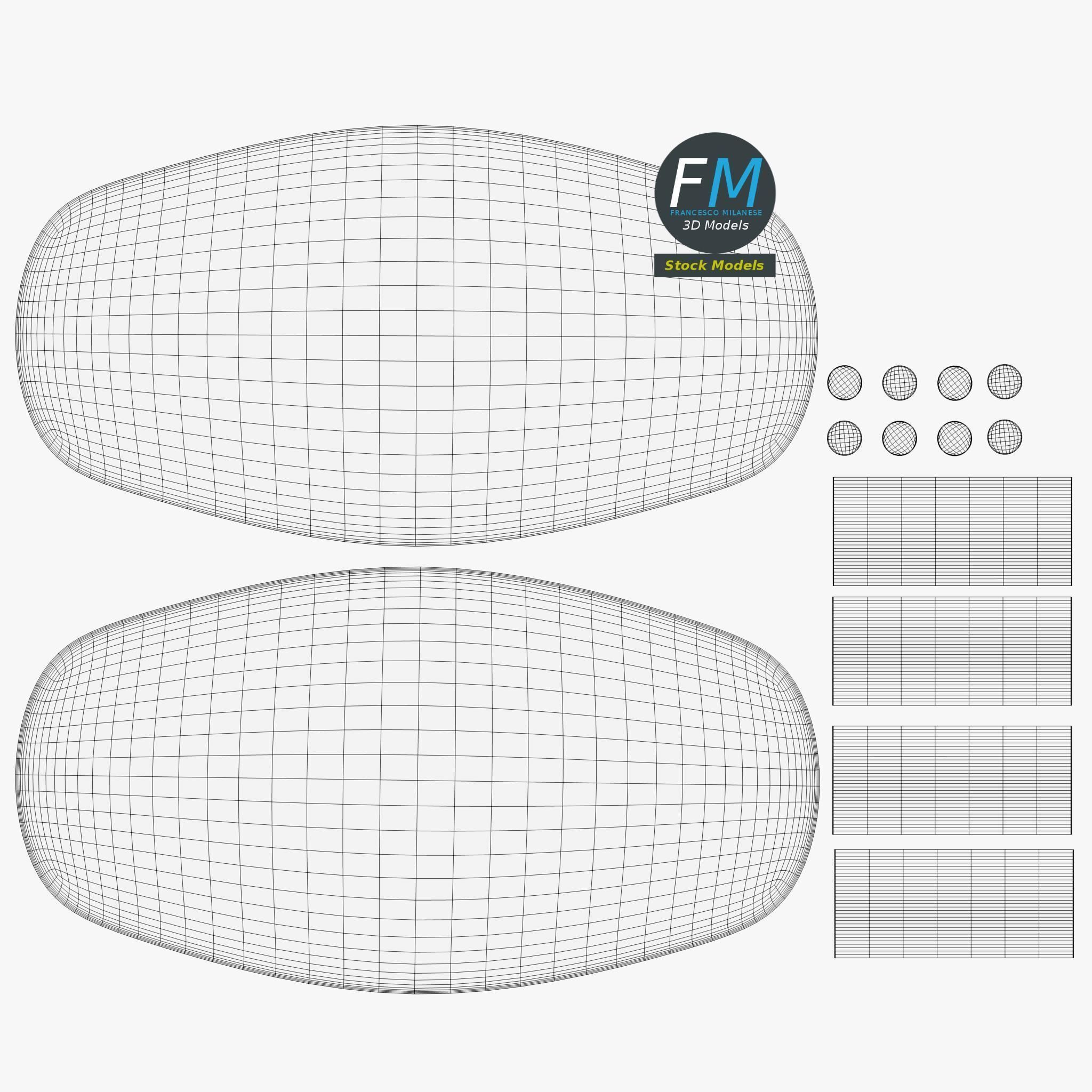 Table desk 3 3D model_11