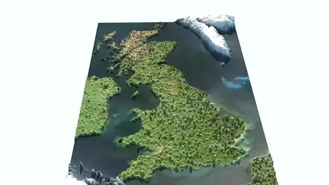 Great Britain Island