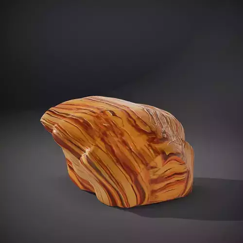 Striped Sandstone Rock model pack