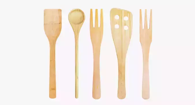 -Wooden Utensils V2-