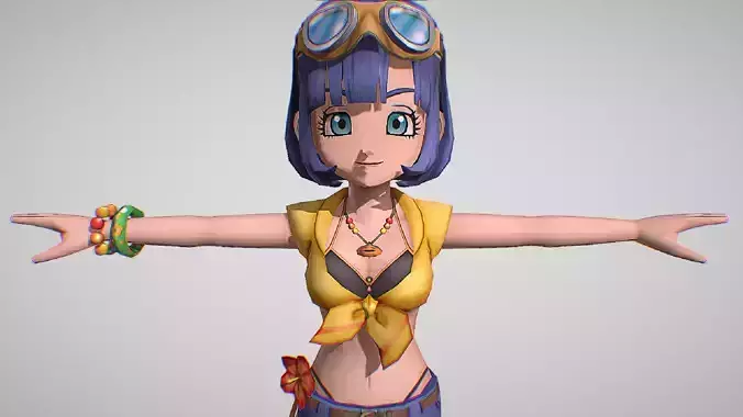 Summer Angel Seraphi - Included Animations - Dragon Quest Tact