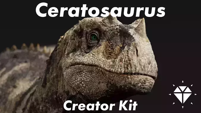 Ceratosaurus - Rigged Dinosaur - Creator Kit